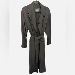 Zara open front tench size L